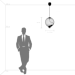 805302 Люстра COLORE 1х8W (led) E27 АЛЮМИНИЙ/РОЗОВЫЙ — изображение 6