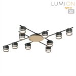 8304/10C COMFI золотой/черный, металл/акрил Светильник потолочный GX53 LED 10*7W 220V BENUA — изображение 2