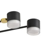 8307/8C COMFI золотой/черный, металл Светильник потолочный GX53 LED 8*7W 220V LENIANA — изображение 8