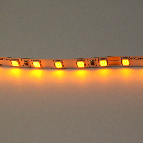 420513 Лента LIGHTSTAR LED 24V 12W 120leds/M 800 LM/M yellow IP20 1шт = 5м