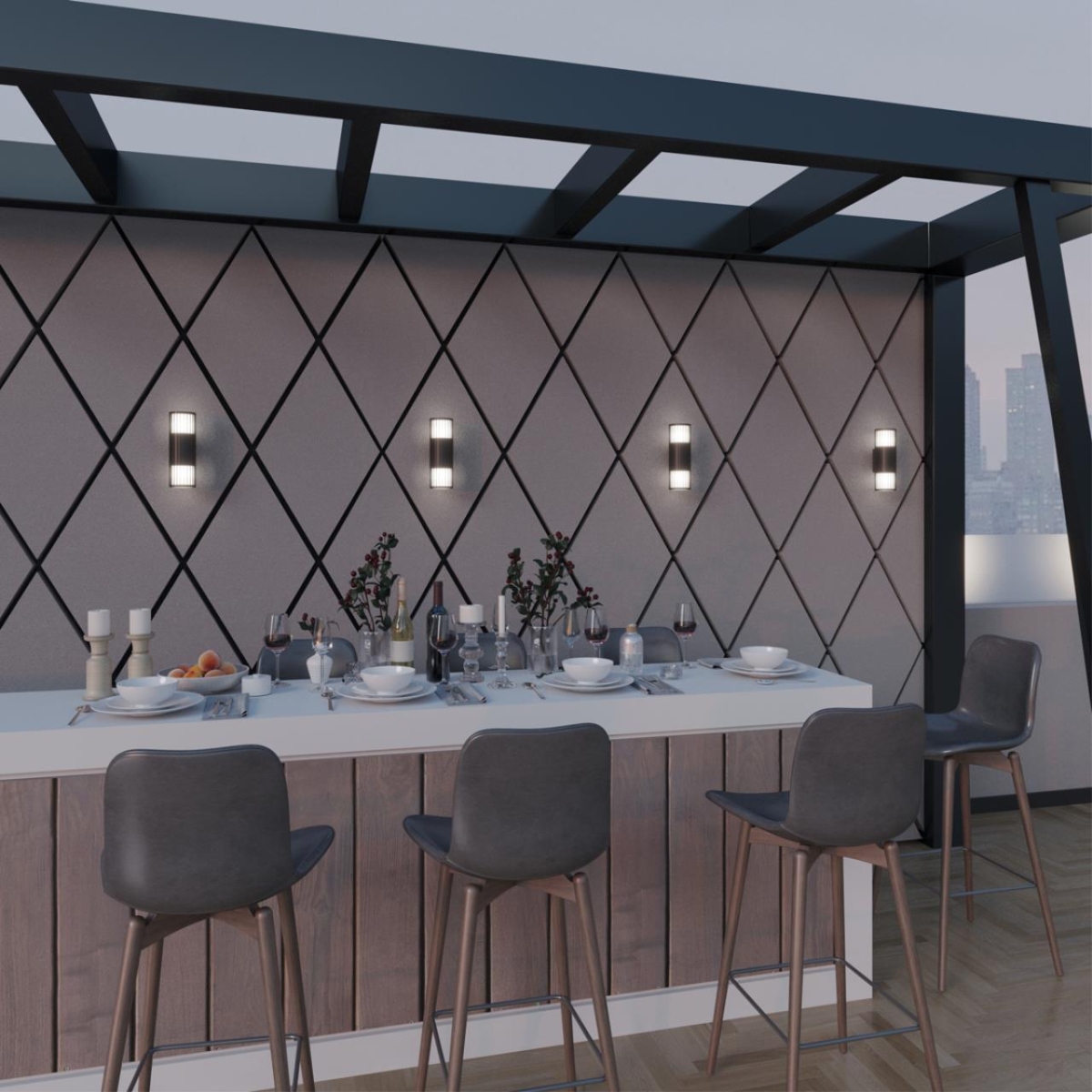 370992 STREET NT25 000 черный Светильник ландшафтный IP54 E27 max 2*25W 100-240V COSTAS — изображение 6