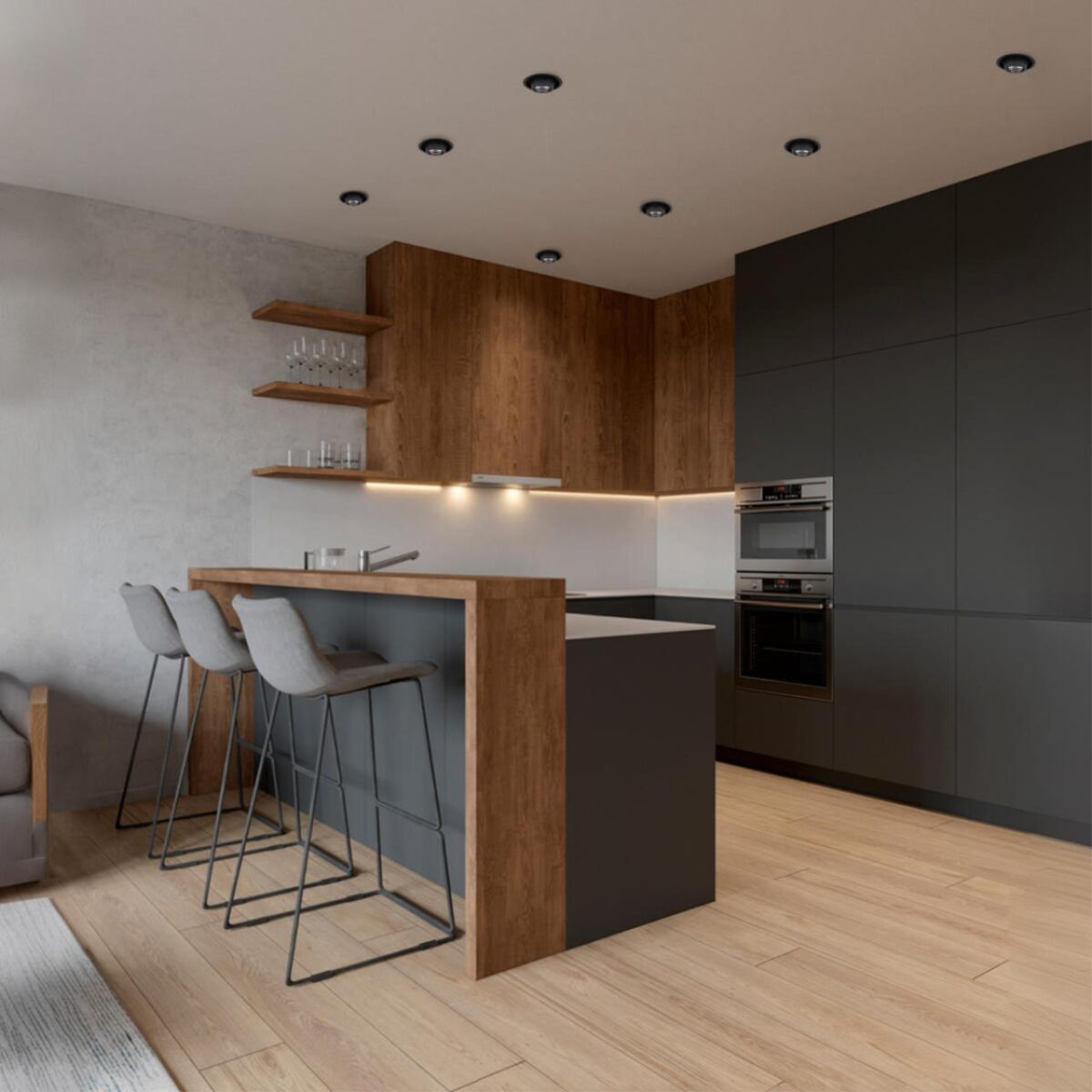 10319/B White Встраиваемый светильник LOFT IT Flash — изображение 6