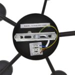 8349/10C COMFI черный/прозрачный, металл/стекло Светильник потолочный LED GX53 10*7W 220V NATALINA — изображение 10