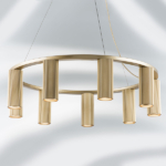 718093 Люстра ROMA 9х28W GU10 (led) ШАМПАНЬ — изображение 6