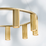 718093 Люстра ROMA 9х28W GU10 (led) ШАМПАНЬ — изображение 7