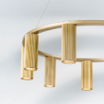 718093 Люстра ROMA 9х28W GU10 (led) ШАМПАНЬ — изображение 8