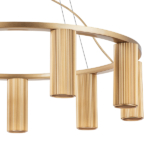 718093 Люстра ROMA 9х28W GU10 (led) ШАМПАНЬ — изображение 3