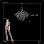 10259/1200 Silver Asfour Подвесной светильник LOFT IT Mira — изображение 8