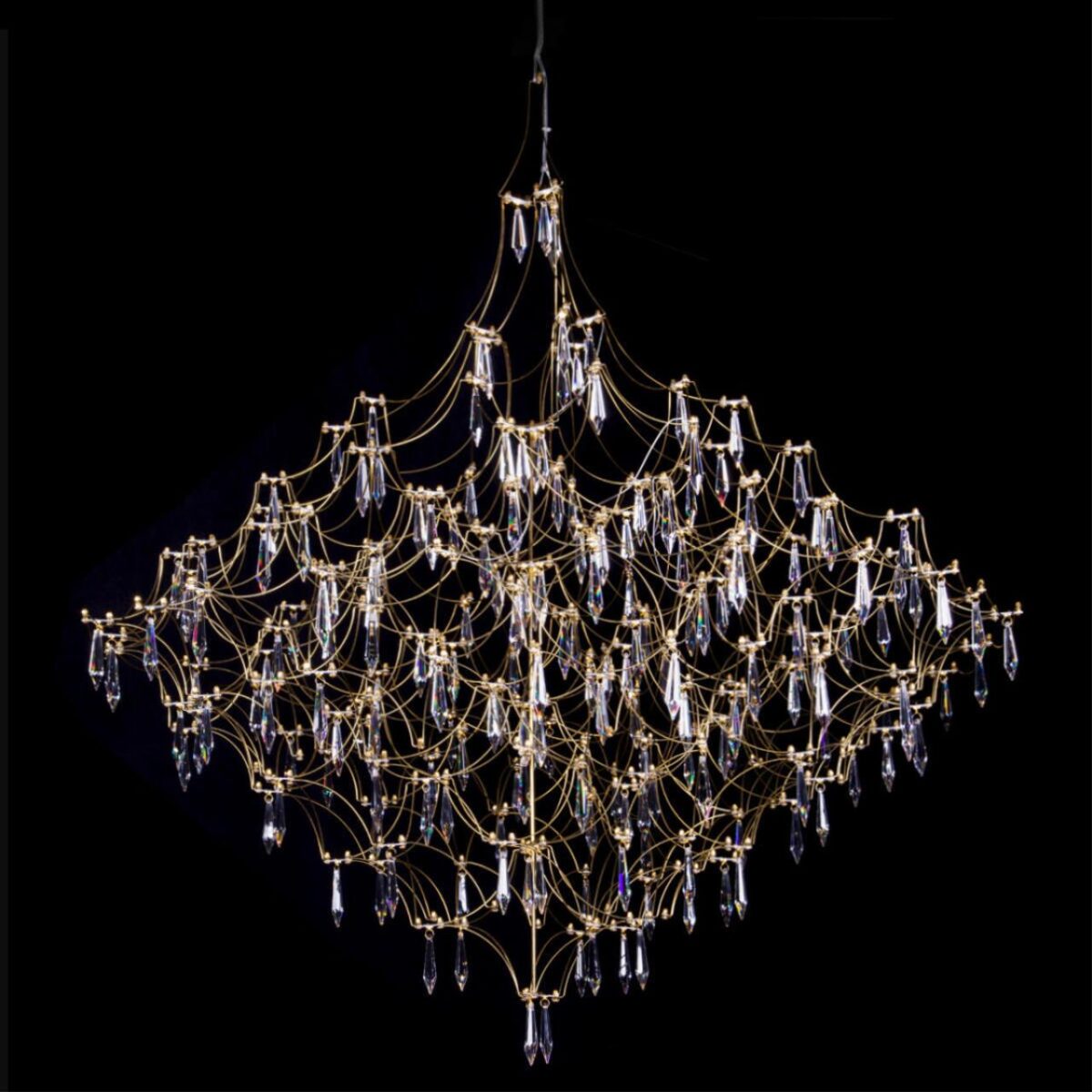 10259/1200 Gold Asfour Подвесной светильник LOFT IT Mira — изображение 1