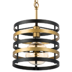 735010 Люстра EPSILON 1х40W E27 ЧЕРНЫЙ/ЗОЛОТО — изображение 10