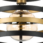 735010 Люстра EPSILON 1х40W E27 ЧЕРНЫЙ/ЗОЛОТО — изображение 11