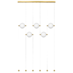 815501 Люстра DAFNE LED 5x8.5W ЛАТУНЬ 3000K