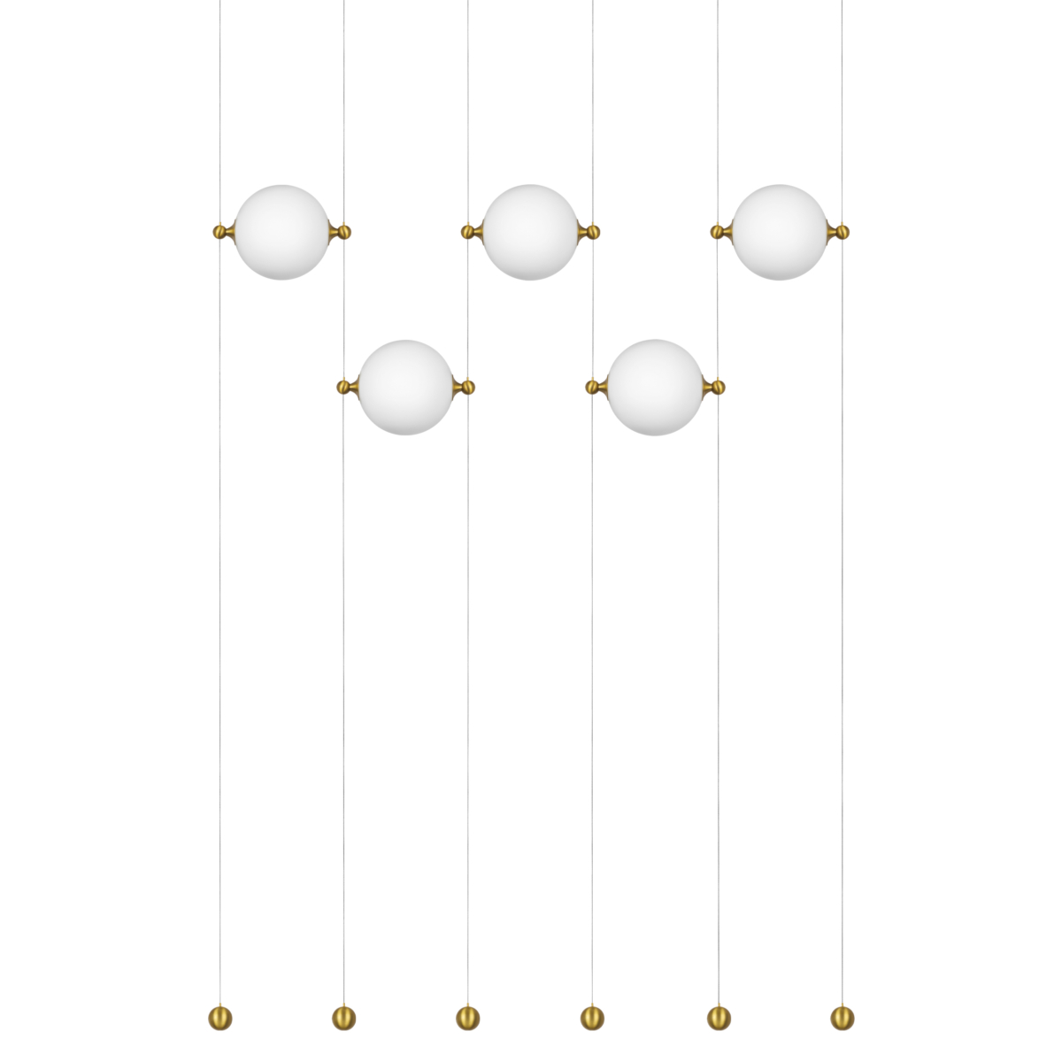 815501 Люстра DAFNE LED 5x8.5W ЛАТУНЬ 3000K — изображение 3