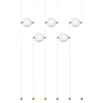 815501 Люстра DAFNE LED 5x8.5W ЛАТУНЬ 3000K — изображение 3