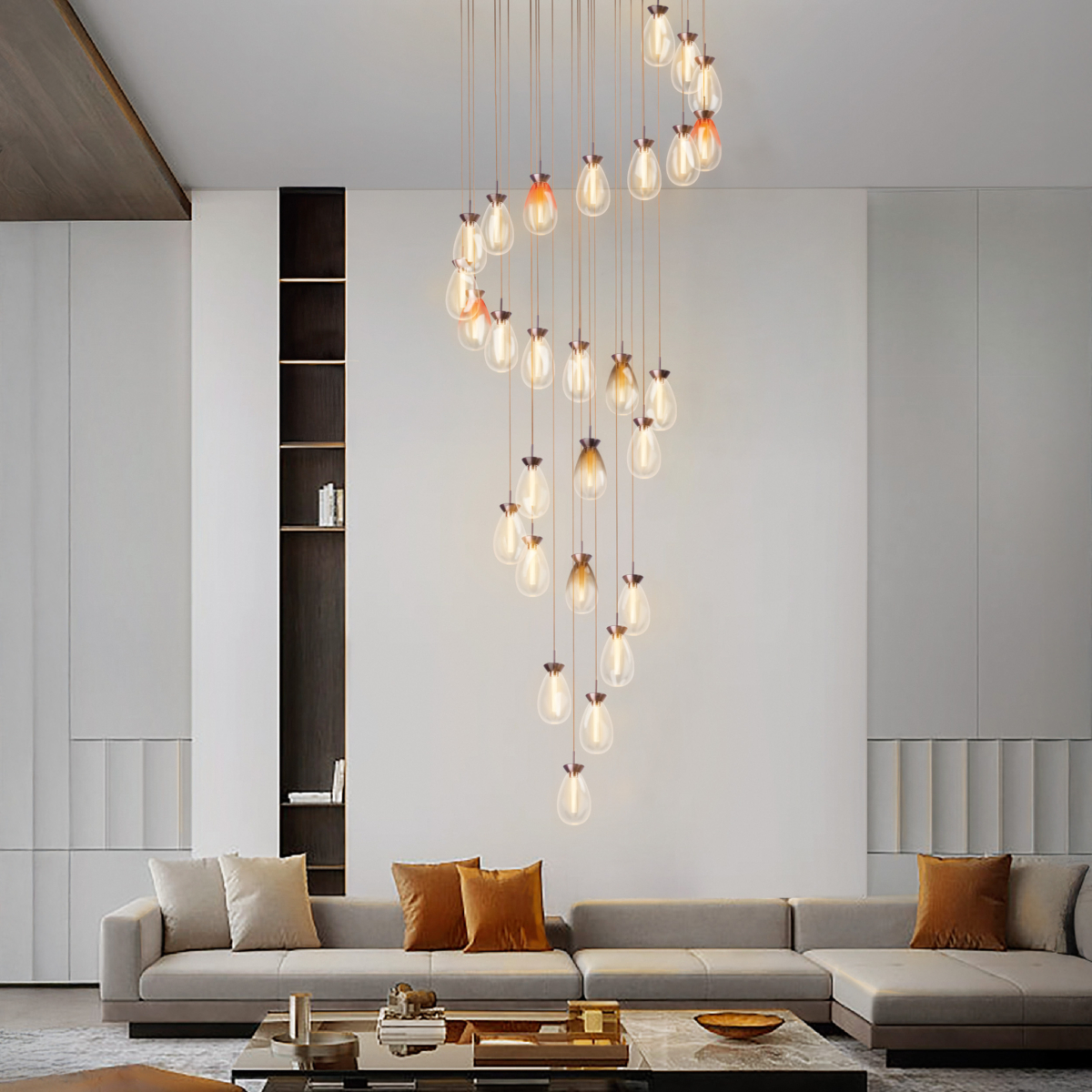 805289 Люстра COLORE LED 28х4W 5600LM КОФЕЙНЫЙ/МУЛЬТИКОЛОР 3000K — изображение 5