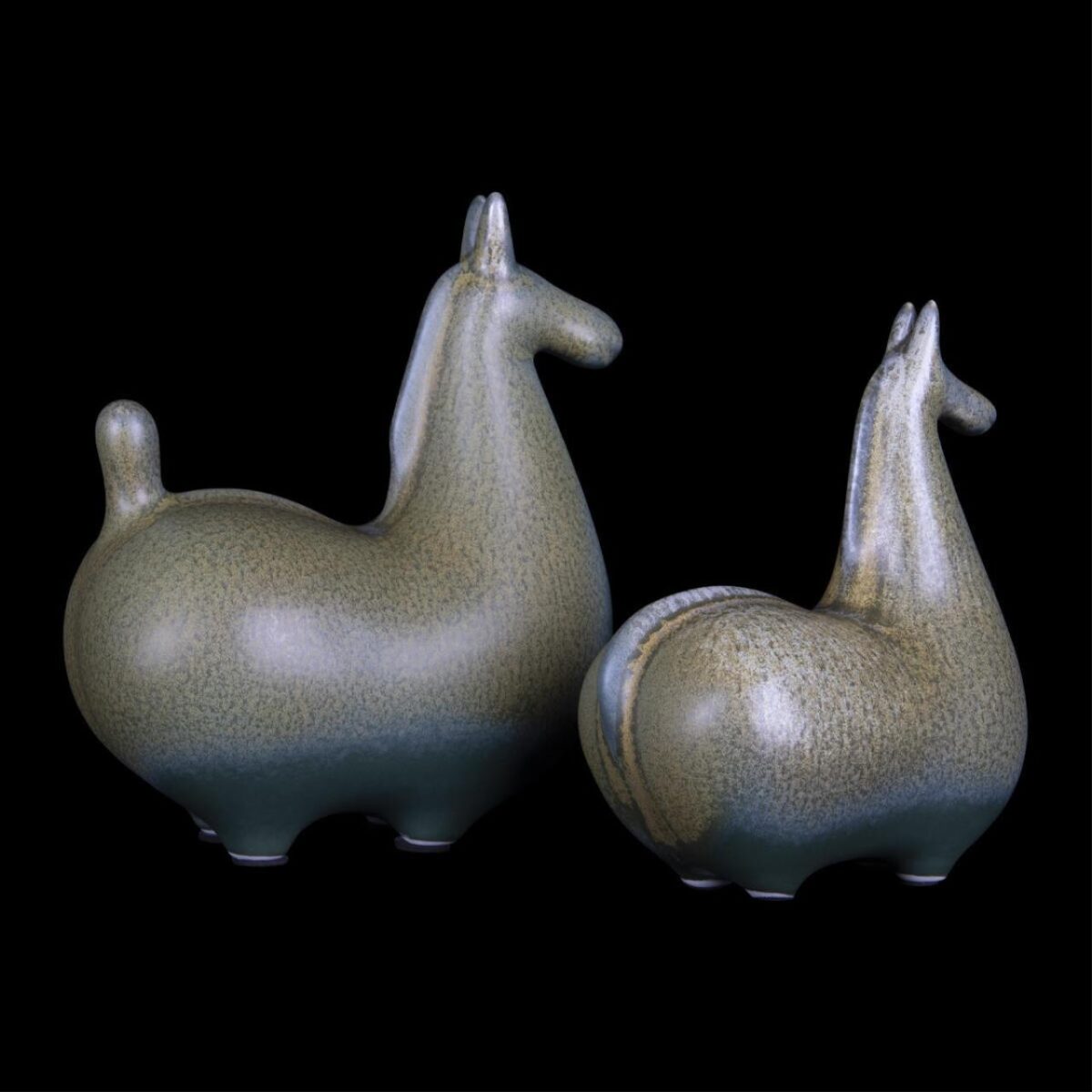 10283 Green Статуэтка LOFT IT Horse (2 штуки) — изображение 8