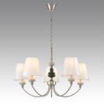 8283/5 CLASSI никель/белый, металл/керамика/текстиль Люстра Е14 5*40W 220V KENTUKI — изображение 6