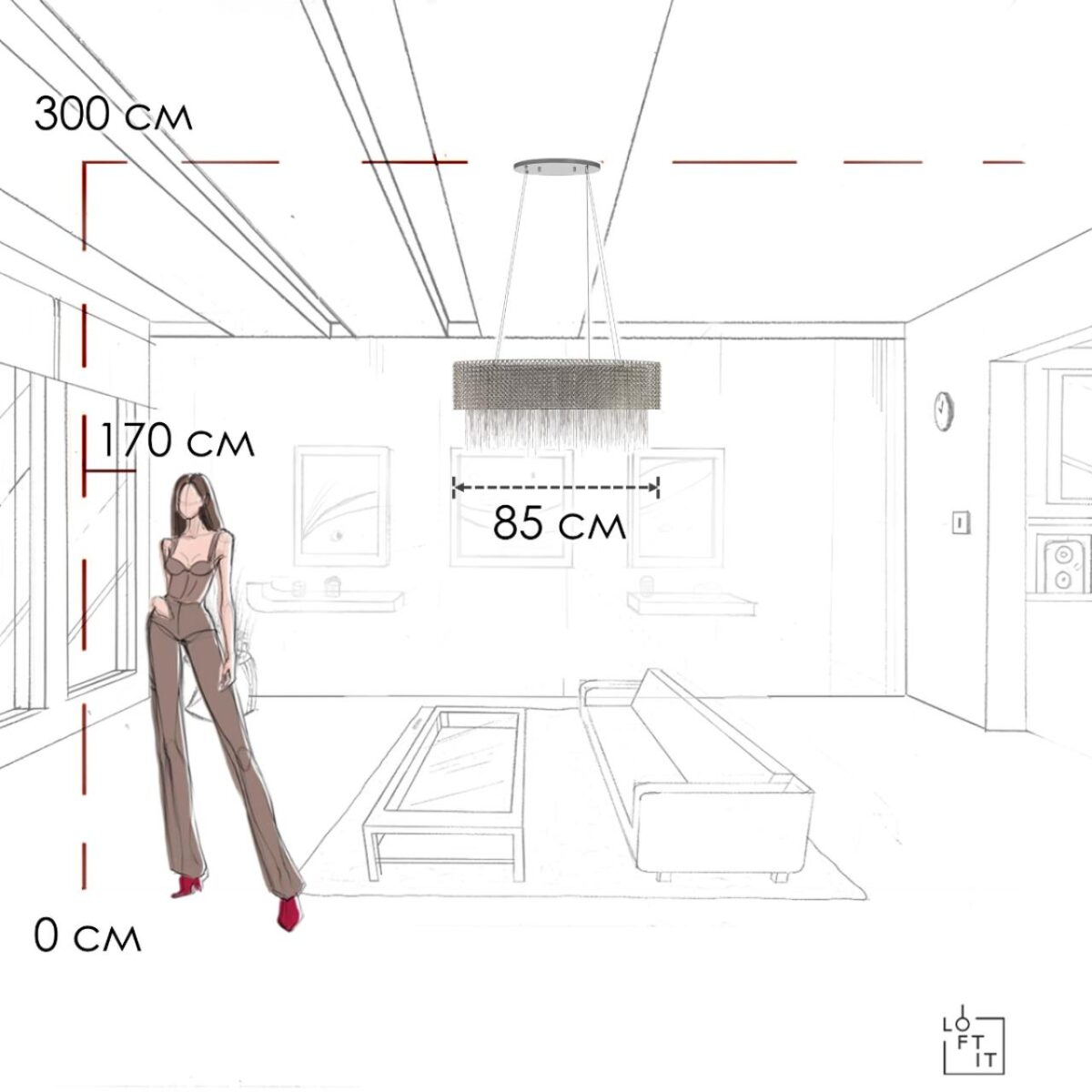 10406/850L Подвесная люстра LOFT IT Opera — изображение 12