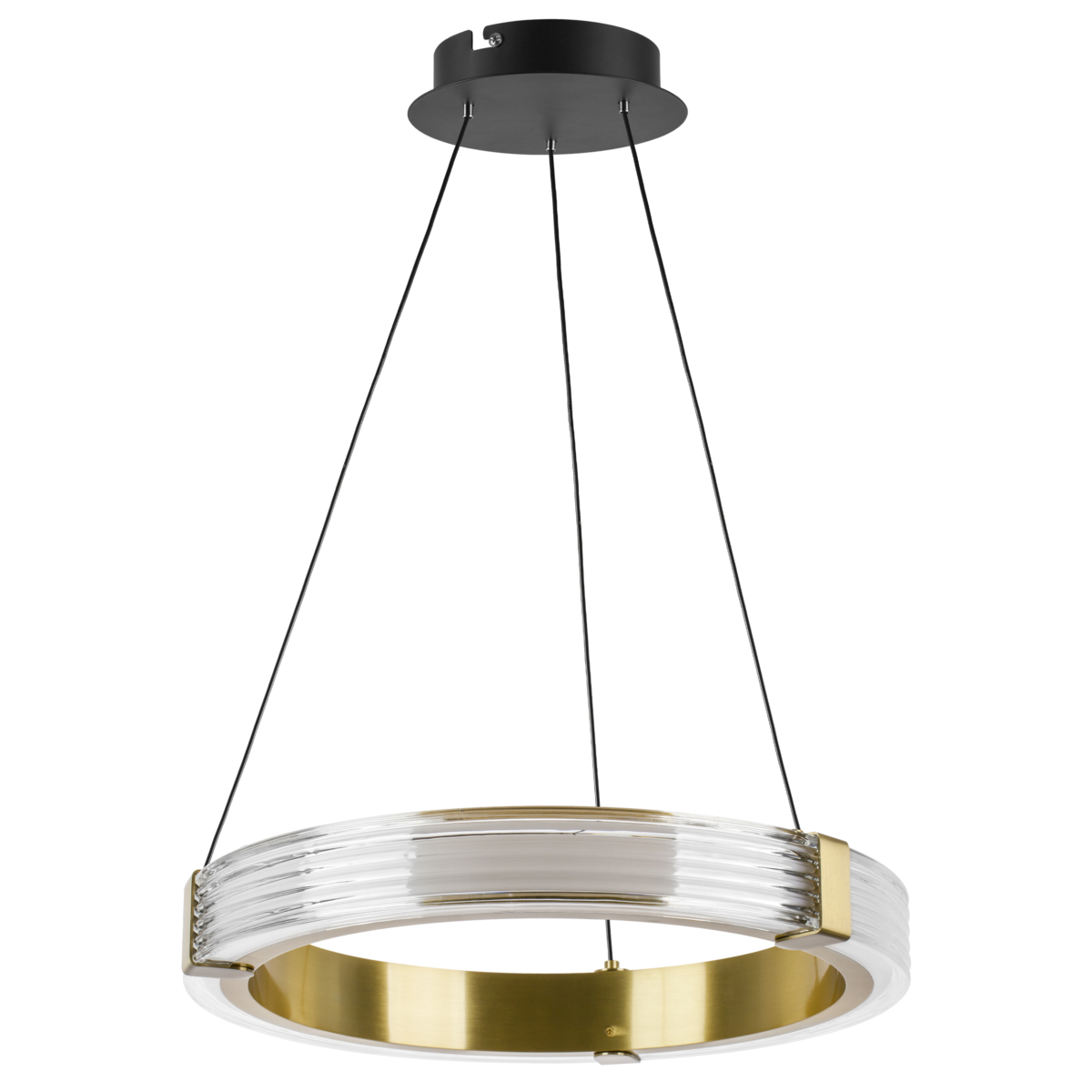 736241 Люстра ROTONDA 21W LED 1053LM 360G ЛАТУНЬ 3000K — изображение 1