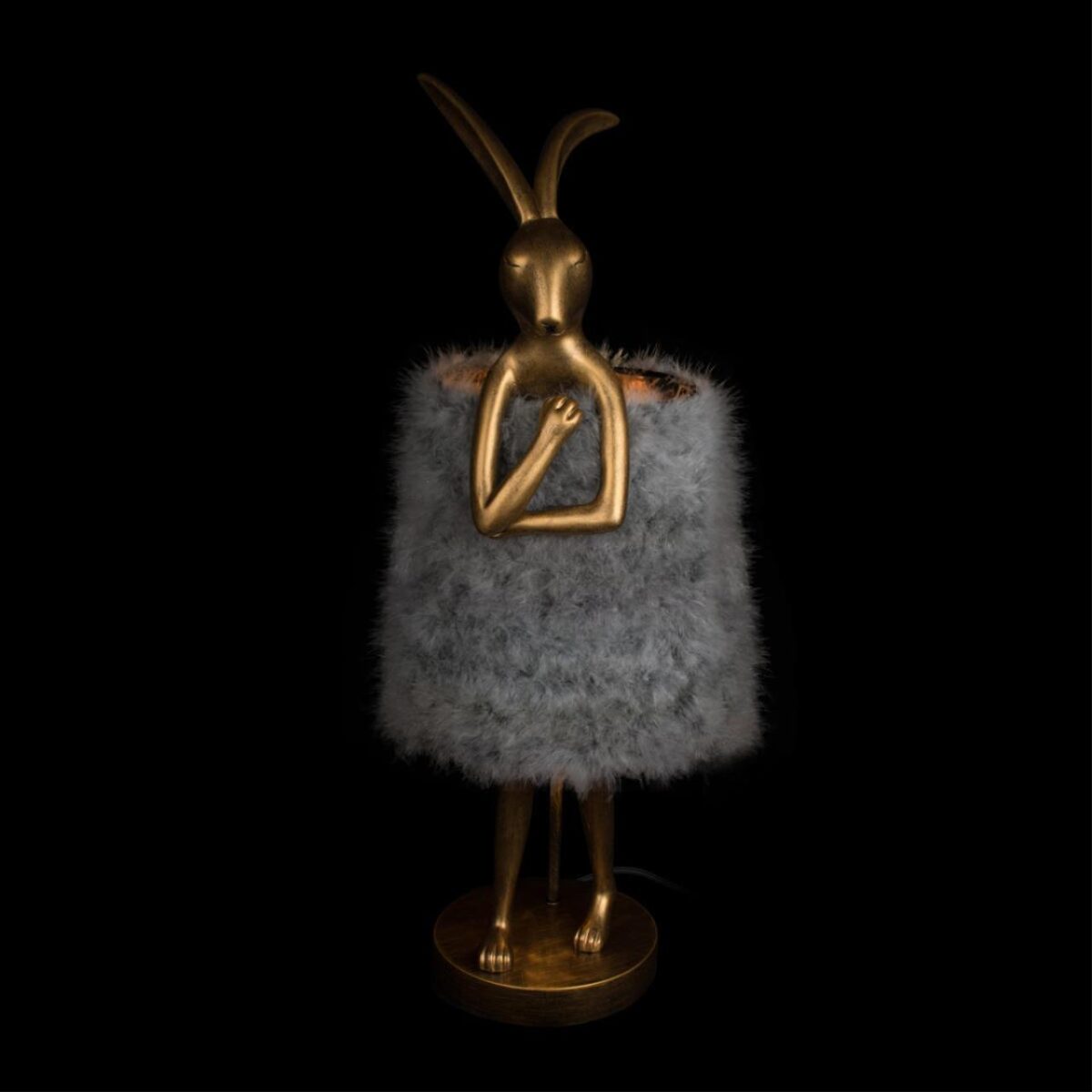 10315/B Grey fluff Настольная лампа LOFT IT Lapine — изображение 3