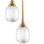 738131 Люстра ACRILE 53W LED 3217LM 360G ЗОЛОТО 3000K — изображение 4