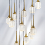 738131 Люстра ACRILE 53W LED 3217LM 360G ЗОЛОТО 3000K — изображение 9