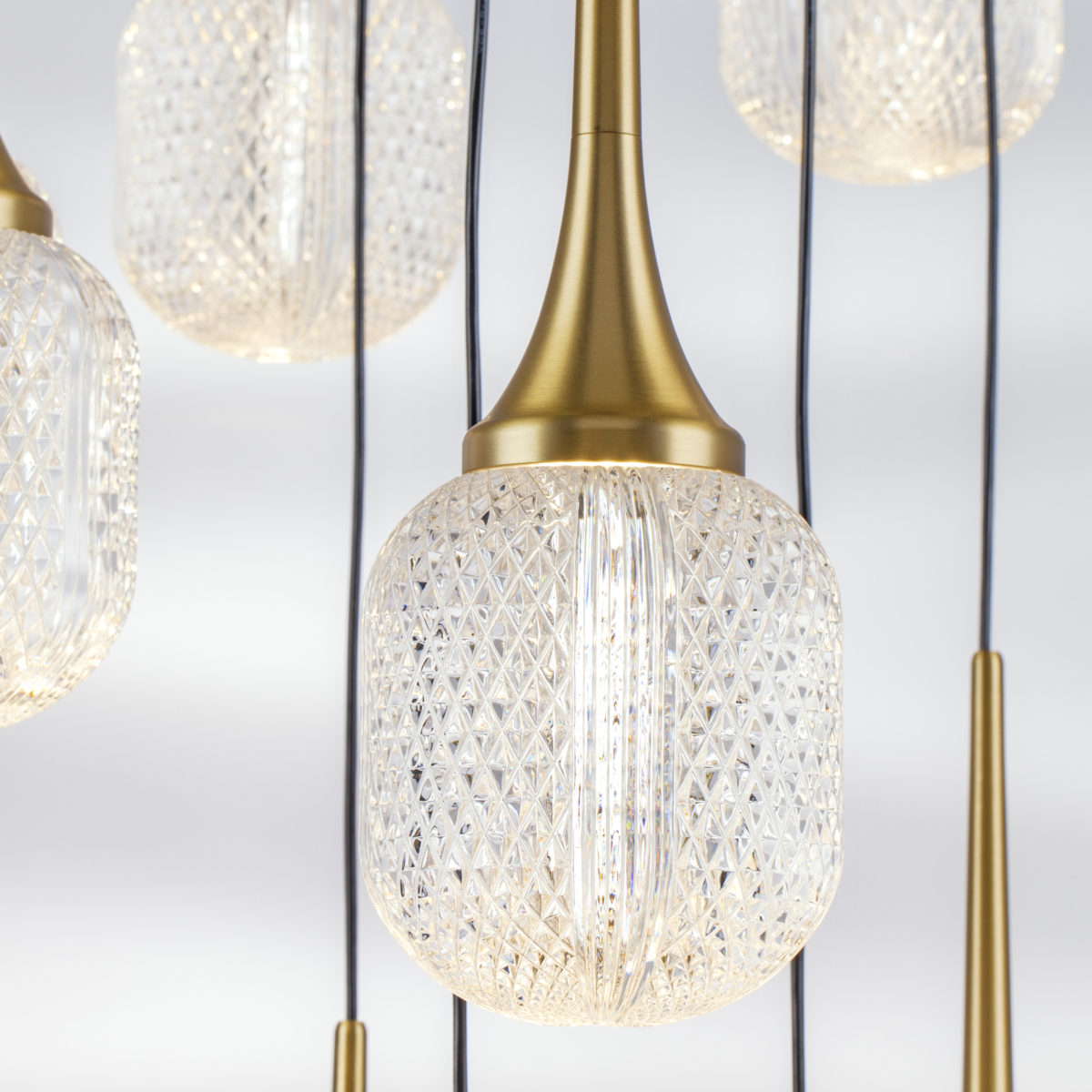 738131 Люстра ACRILE 53W LED 3217LM 360G ЗОЛОТО 3000K — изображение 11