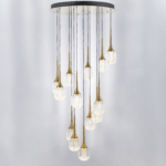 738131 Люстра ACRILE 53W LED 3217LM 360G ЗОЛОТО 3000K — изображение 13