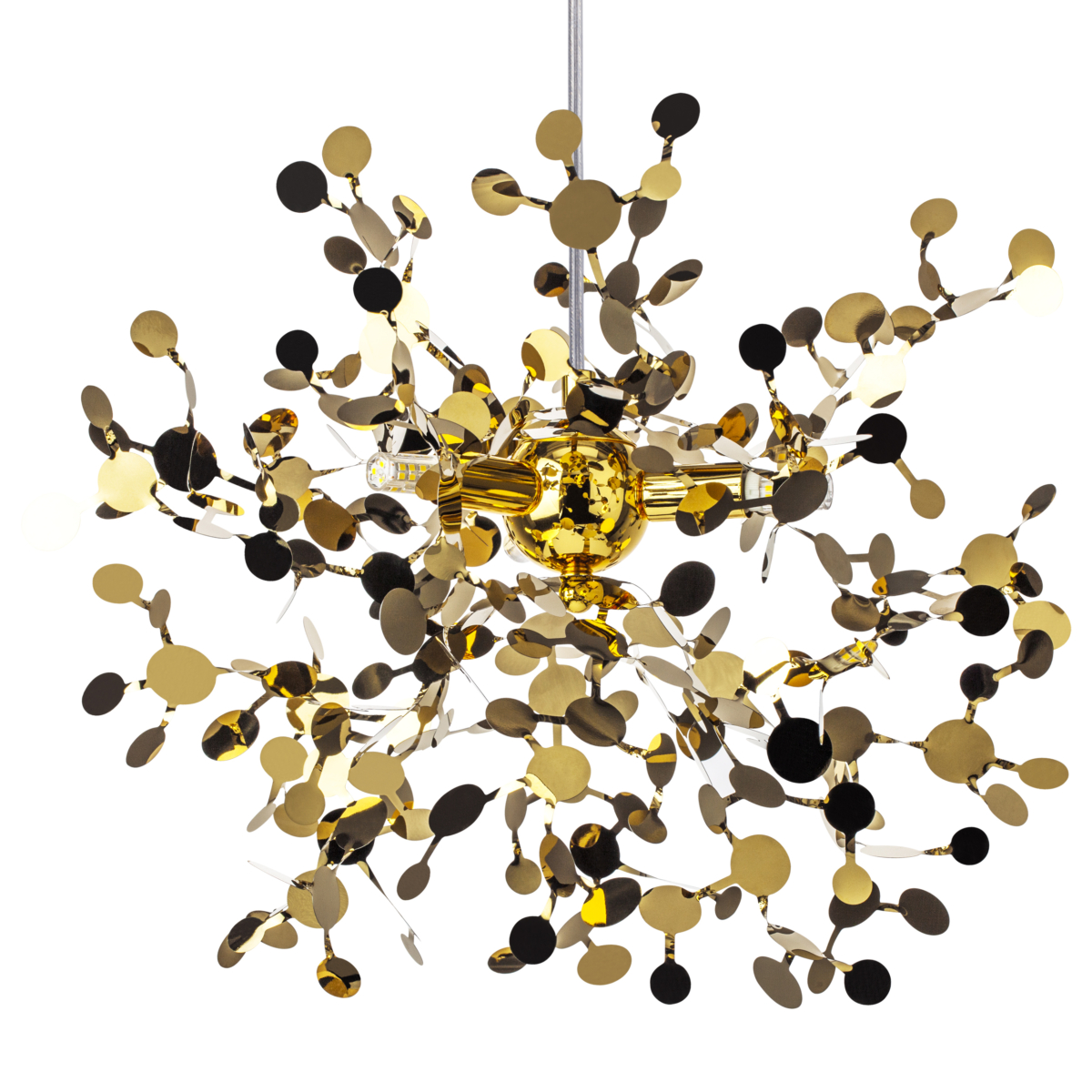 L1P721132 Подвес EXTRA 3х5W(led) G9 (721132+ 572102) ЗОЛОТО — изображение 4