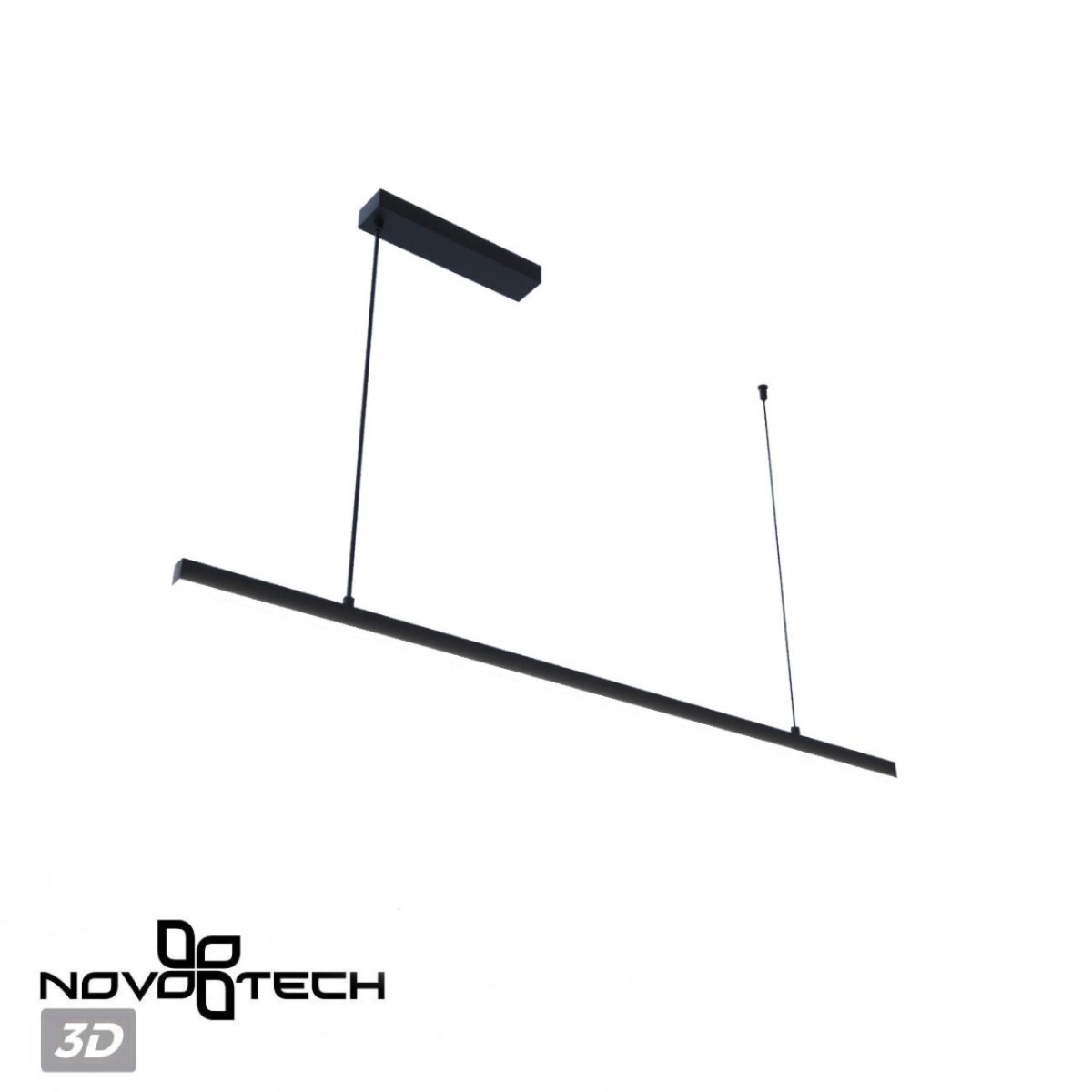 359442 OVER NT24 294 черный Светильник подвесной диммир. со сменой цв.темпер. (пульт ДУ/прилож. Smart Life) IP20 LED 48W 85-265V 3000-6000К SOTTO — изображение 9