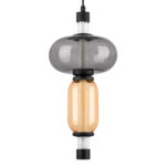 737527 Подвес EMISFERO 8W LED 250LM G ЧЕРНЫЙ/ПРОЗРАЧНЫЙ+ЯНТАРЬ 3000K — изображение 11