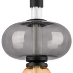 737527 Подвес EMISFERO 8W LED 250LM G ЧЕРНЫЙ/ПРОЗРАЧНЫЙ+ЯНТАРЬ 3000K — изображение 8