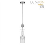 8269/1A NEOCLASSI хром/серый/прозрачный, металл/керамика/стекло Подвес Е14 1*40W 220V EMILY — изображение 2