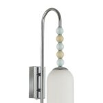 8271/1W NEOCLASSI хром/голубой/желтый/белый, металл/стекло Бра Е14 1*40W 220V TRACY — изображение 7