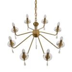 8319/8 CLASSI шампань/прозрачный, металл/хрусталь Люстра E14 8*40W 220V SEVERINA — изображение 6