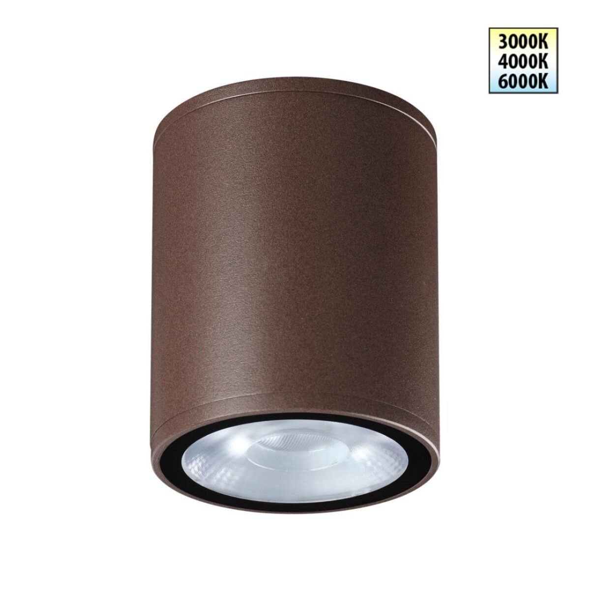 359536 STREET NT25 000 коричневый Светильник ландшафтный с переключ. цветовой температуры IP65 LED 10W 100-240V 3000К4000К6000К TUMBLER — изображение 1