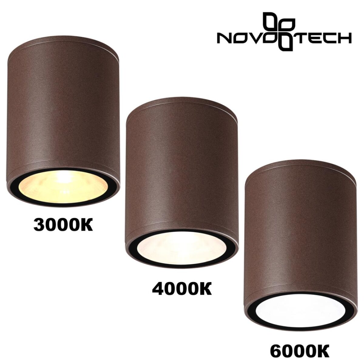 359536 STREET NT25 000 коричневый Светильник ландшафтный с переключ. цветовой температуры IP65 LED 10W 100-240V 3000К4000К6000К TUMBLER — изображение 4