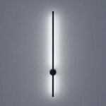 8308/14WL LEDIO черный, металл Настенный светильник с диммером LED 14W 3000K/4000/7000K 220V BRAM — изображение 7