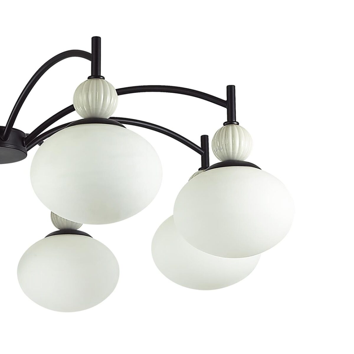 8273/8C NEOCLASSI черный/серый/белый, металл/керамика/стекло Люстра потолочная Е14 8*40W 220V GLORIYA — изображение 9