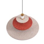 8296/14AL LEDIO черный/бежевый/бурый, металл/фетр/акрил Подвес LED 14W 3000K 220V FELTA — изображение 4