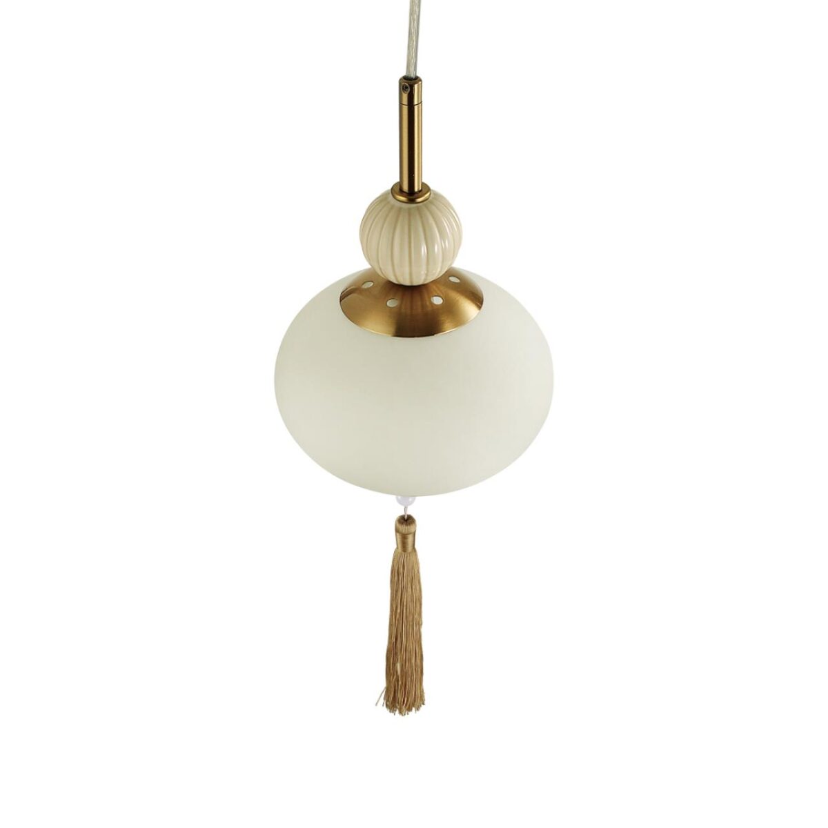 8272/1A NEOCLASSI латунь/бежевый/белый, металл/керамика/стекло Подвес Е14 1*40W 220V GLORIYA — изображение 7