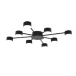 8344/8C COMFI черный, металл Люстра GX53 LED 8*7W 220V TORINA — изображение 3