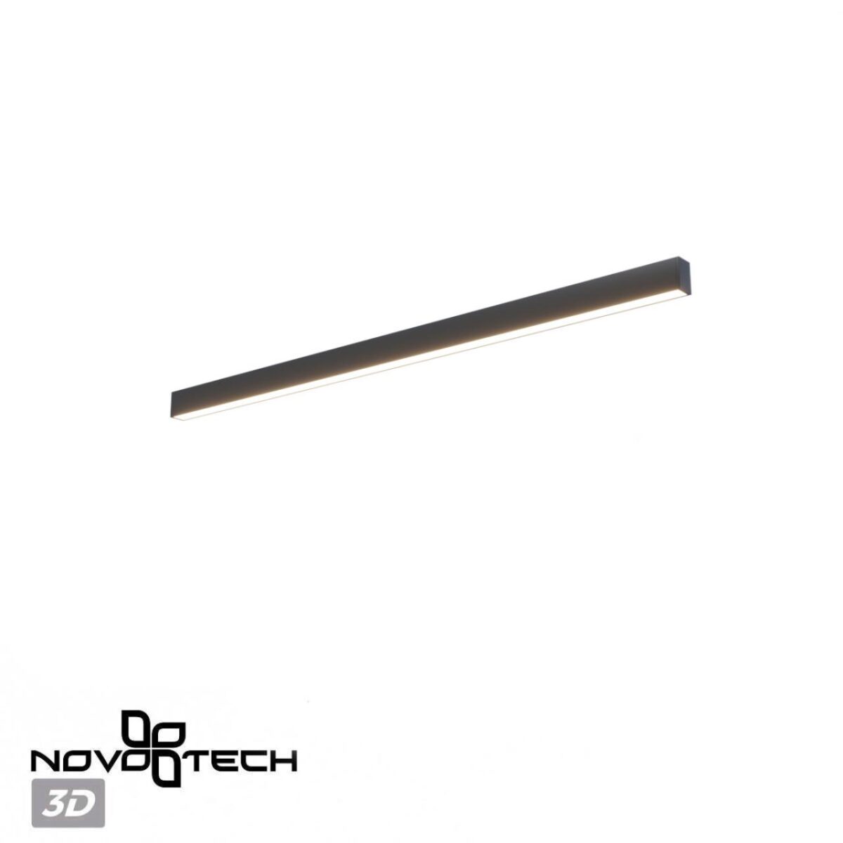 359605 OVER NT25 000 черный Светильник линейный светодиод. с переключ. цв. температуры IP20 LED 40W 220-240V 3000К4000К6000К FATTO — изображение 12