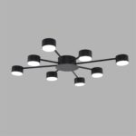 8344/8C COMFI черный, металл Люстра GX53 LED 8*7W 220V TORINA — изображение 4