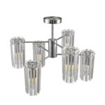 8348/6C CLASSI хром/прозрачный, металл/хрусталь Люстра подвесная E14 6*40W 220V FAVLA — изображение 4