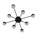 8344/8C COMFI черный, металл Люстра GX53 LED 8*7W 220V TORINA — изображение 6