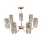 8347/7 CLASSI золото/прозрачный, металл/хрусталь Люстра потолочная E14 7*40W 220V FAVLA — изображение 4