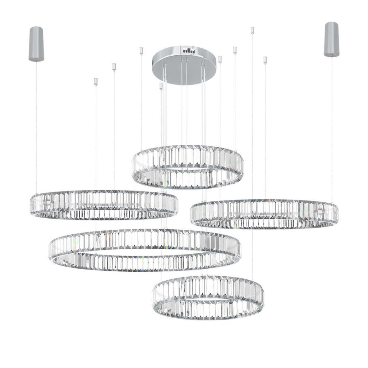 10135/5 Chrome Подвесной светильник LOFT IT Crystal ring — изображение 1