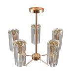 8347/5 CLASSI золото/прозрачный, металл/хрусталь Люстра подвесная E14 5*40W 220V FAVLA — изображение 4