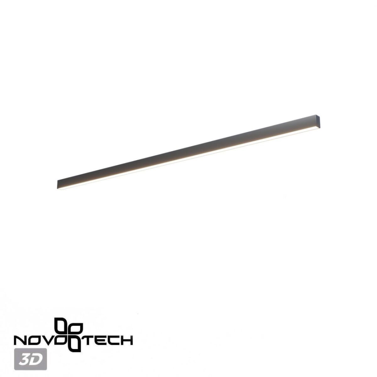 359607 OVER NT25 000 черный Светильник линейный светодиод. с переключ. цв. температуры IP20 LED 60W 220-240V 3000К4000К6000К FATTO — изображение 13